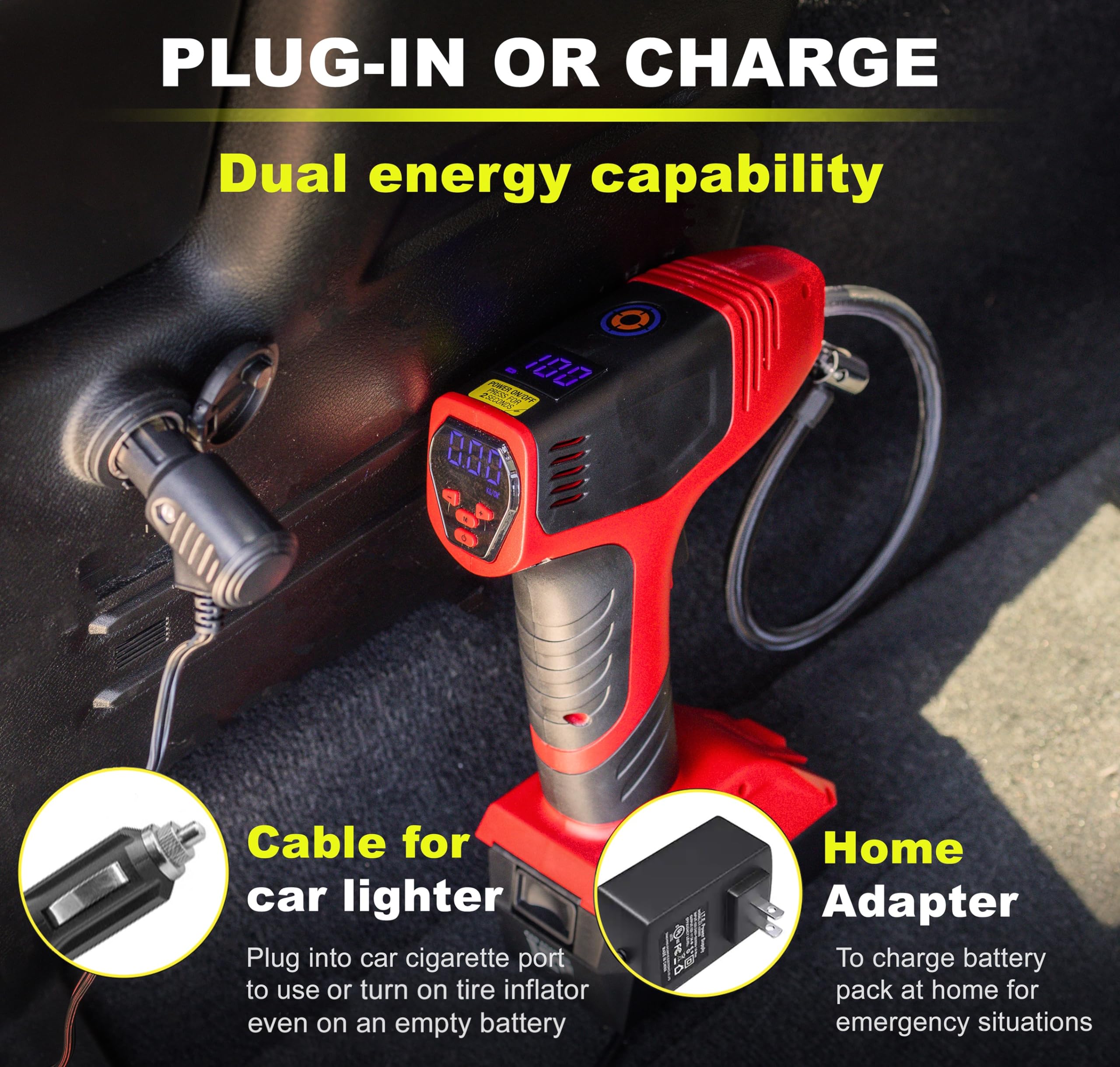 Foto 4 pulgar | Compresor De Aire Portátil Bullseye Pro Max Deluxe 150psi 12v - Venta Internacional.