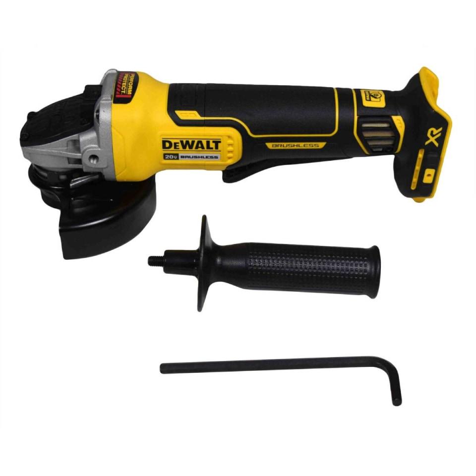 Foto 4 pulgar | Esmeril 20v Xr Brushless Dewalt Dcg413b Dewalt color Amarillo