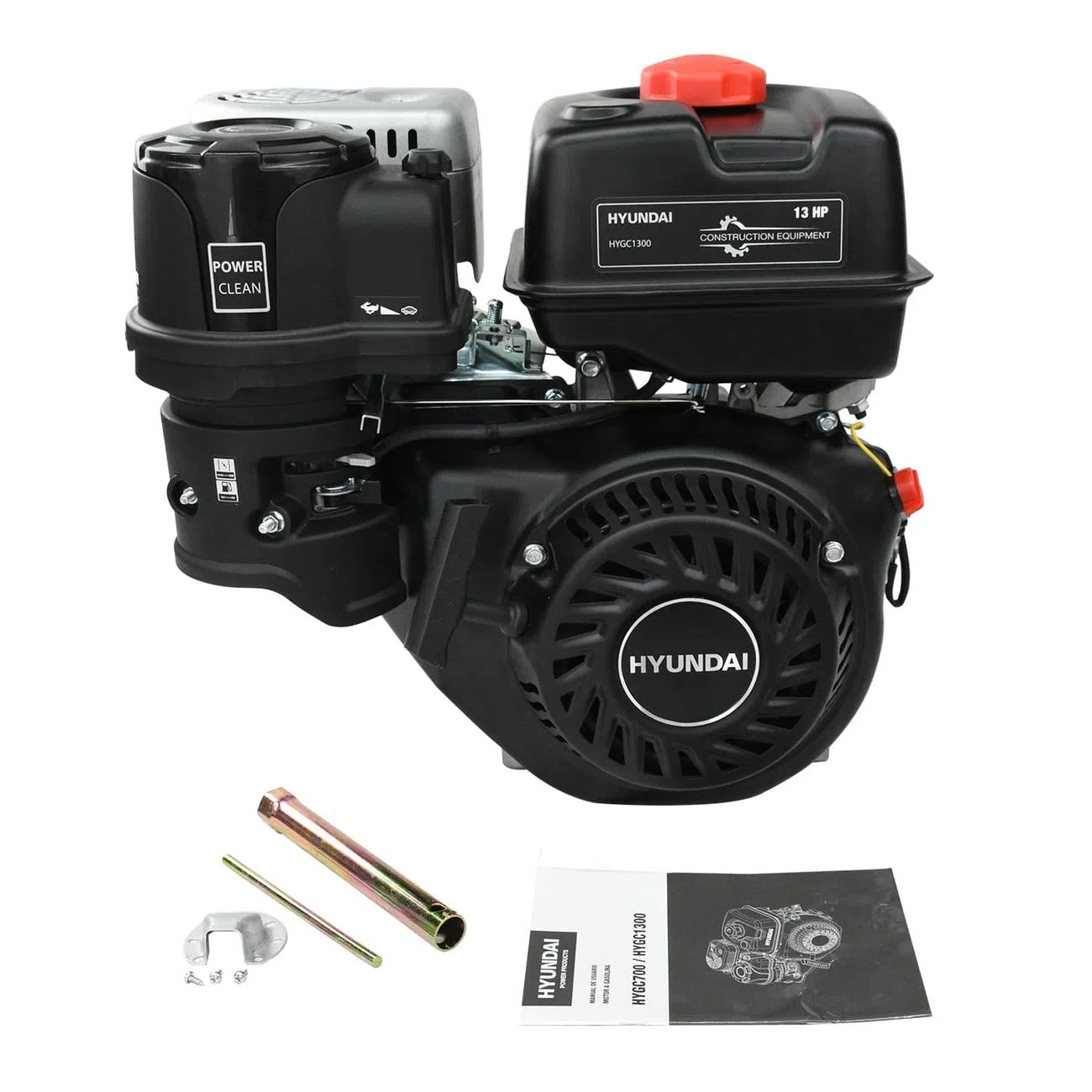 Motor a Gasolina Profesional Hyundai 13 Hp Hygc1300 color Negro