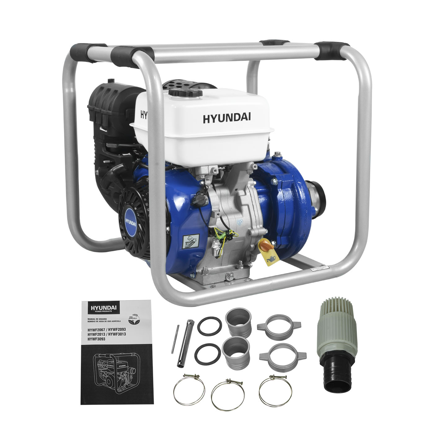 Bomba de Agua Agrícola Hyundai 9.3 Hp 3x3 4 Tiempos - Hywf3093