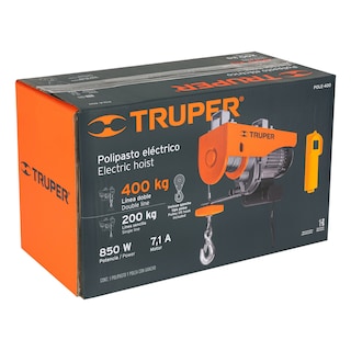 Foto 4 | Polipasto Eléctrico De 400 Kg Truper Pole-400 color Naranja