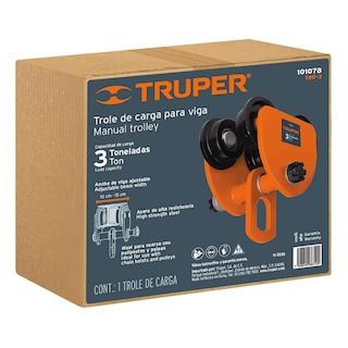 Foto 3 | Trole de Carga Truper color Naranja