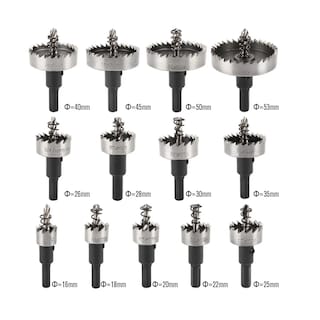 Foto 2 | Set 13 Brocas Sierras Corta Circulo Metal 16-53mm Hss Acero Inox Eo Safe Imports Esi-3799 Multicolor