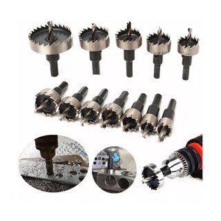 Foto 3 | Set 13 Brocas Sierras Corta Circulo Metal 16-53mm Hss Acero Inox Eo Safe Imports Esi-3799 Multicolor