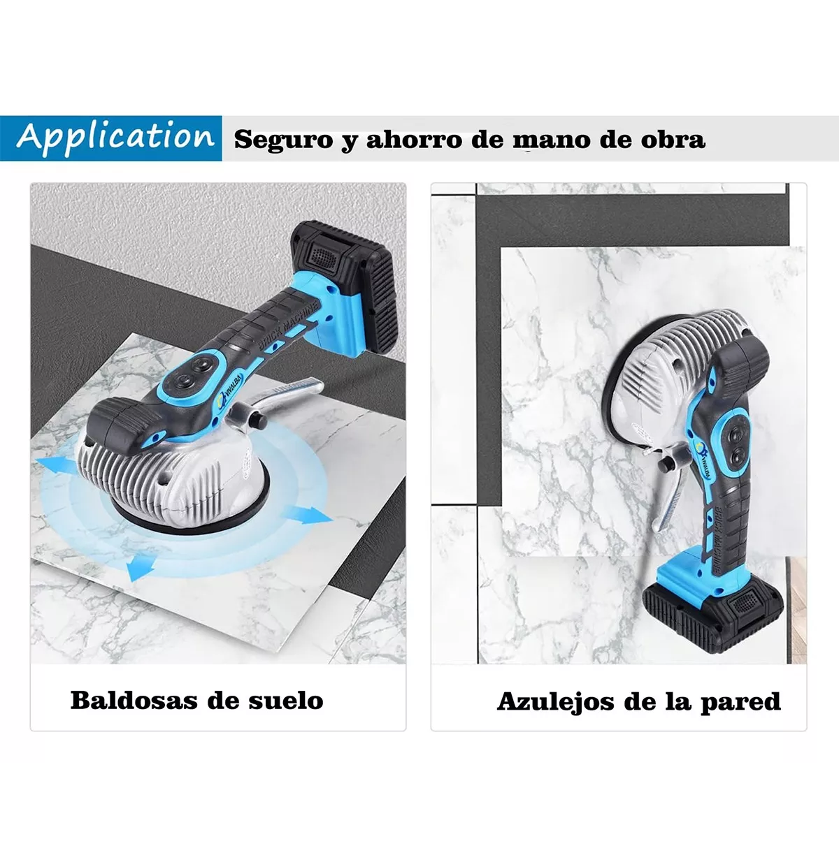 Foto 4 pulgar | Vibrador de Azulejo Eo Safe Imports Esi-7248 Alta Potencia 1 Batería Multicolor