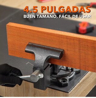 Foto 3 | Tornillo de Banco de Acero Tipo Europeo Eo Safe Imports Esi-7317 color Negro