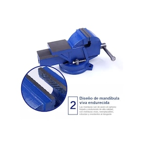 Foto 3 | Tornillo de Banco Herramientas Pesado Eo Safe Imports Esi-7318 color Azul
