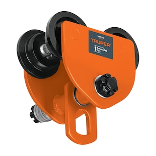 Foto 1 | Trole de Carga Truper color Naranja 1 Ton para Vigas IPS E IPR Ajustable
