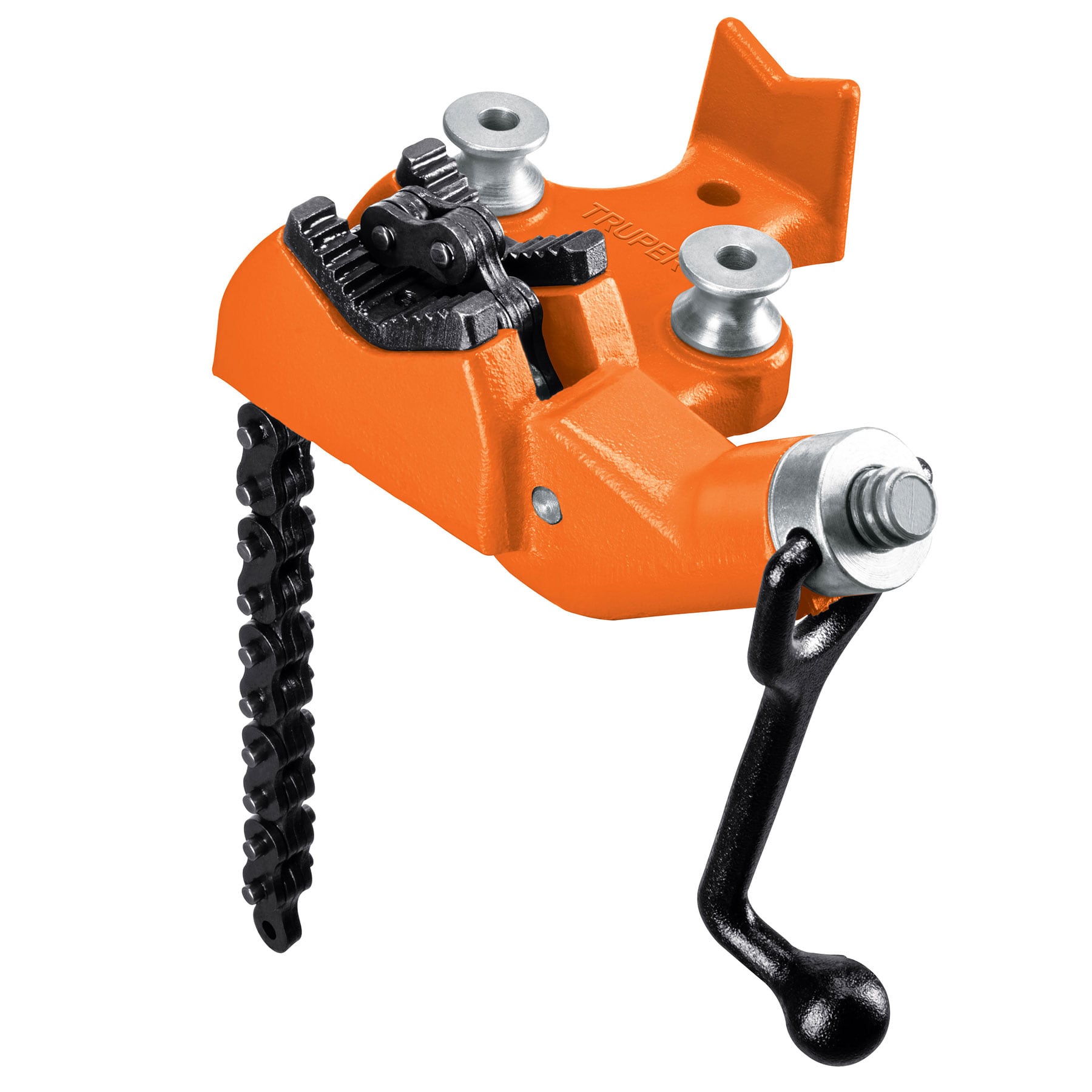 Foto 2 pulgar | Prensa de Cadena Truper color Naranja para Tubo 2-1/2" Cuerpo de Hierro Nodular