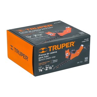 Foto 3 | Prensa de Cadena Truper color Naranja para Tubo 2-1/2" Cuerpo de Hierro Nodular