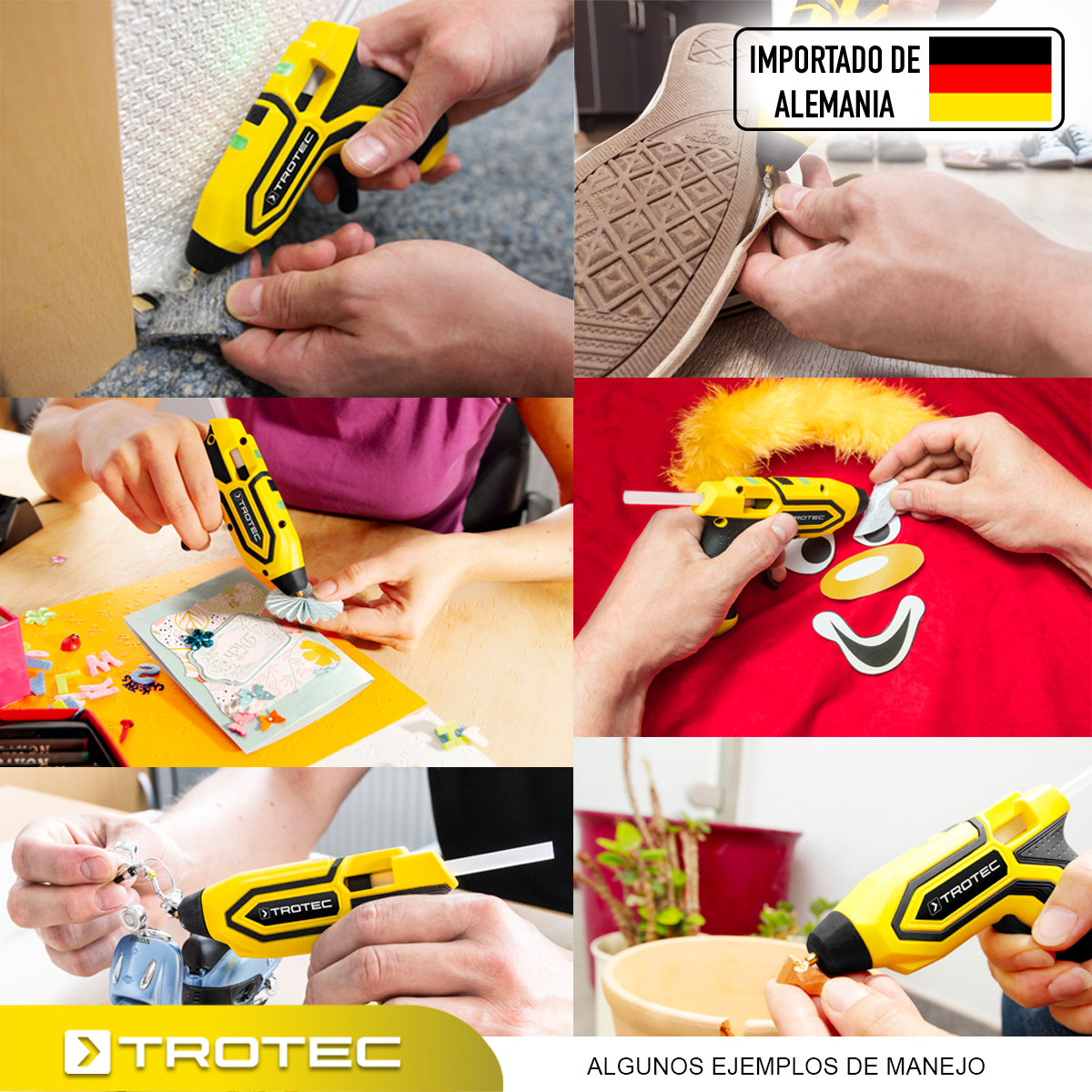 Foto 4 pulgar | Pistola de Silicon Inalámbrica Trotec de Goteo con 10 Barras de Regalo para Bricolaje Hogar y Taller
