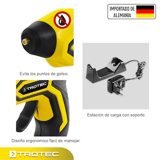 Foto 4 | Pistola de Silicon Inalámbrica Trotec de Goteo con 10 Barras de Regalo para Bricolaje Hogar y Taller