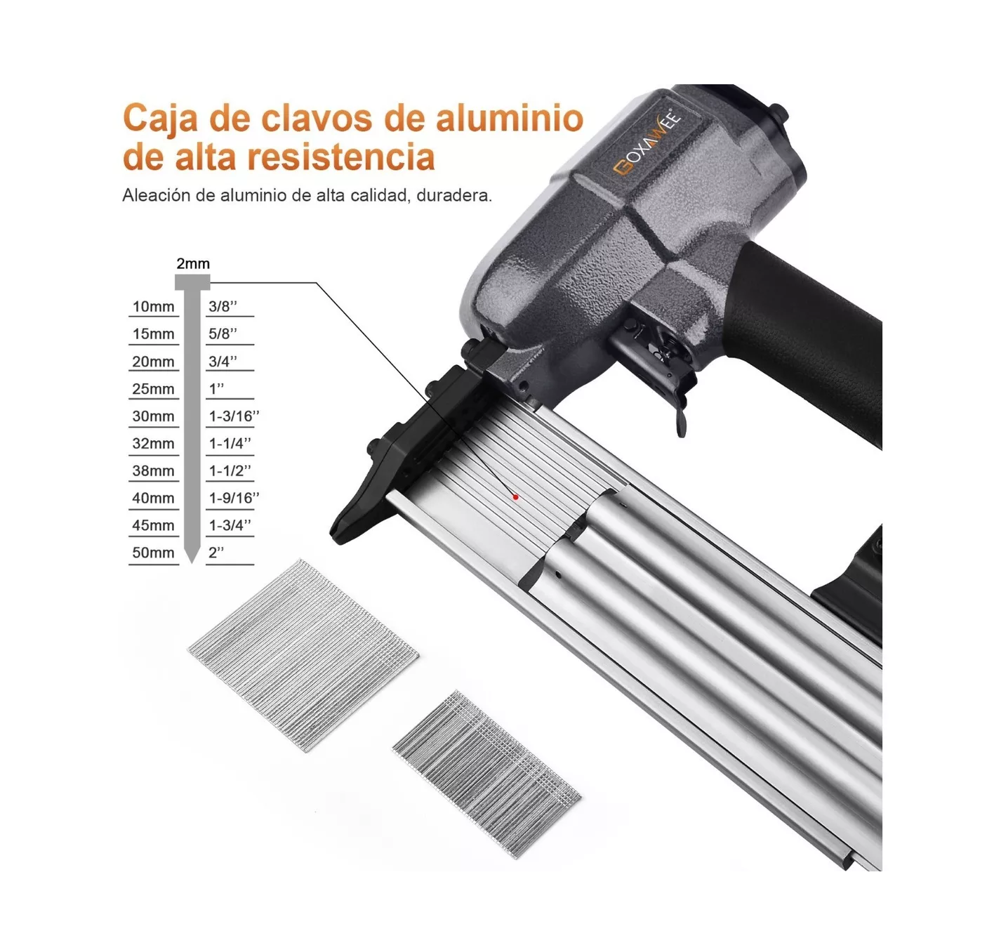 Foto 4 | Pistola Clavadora para Carpintería Goxawee con 2000 Clavos