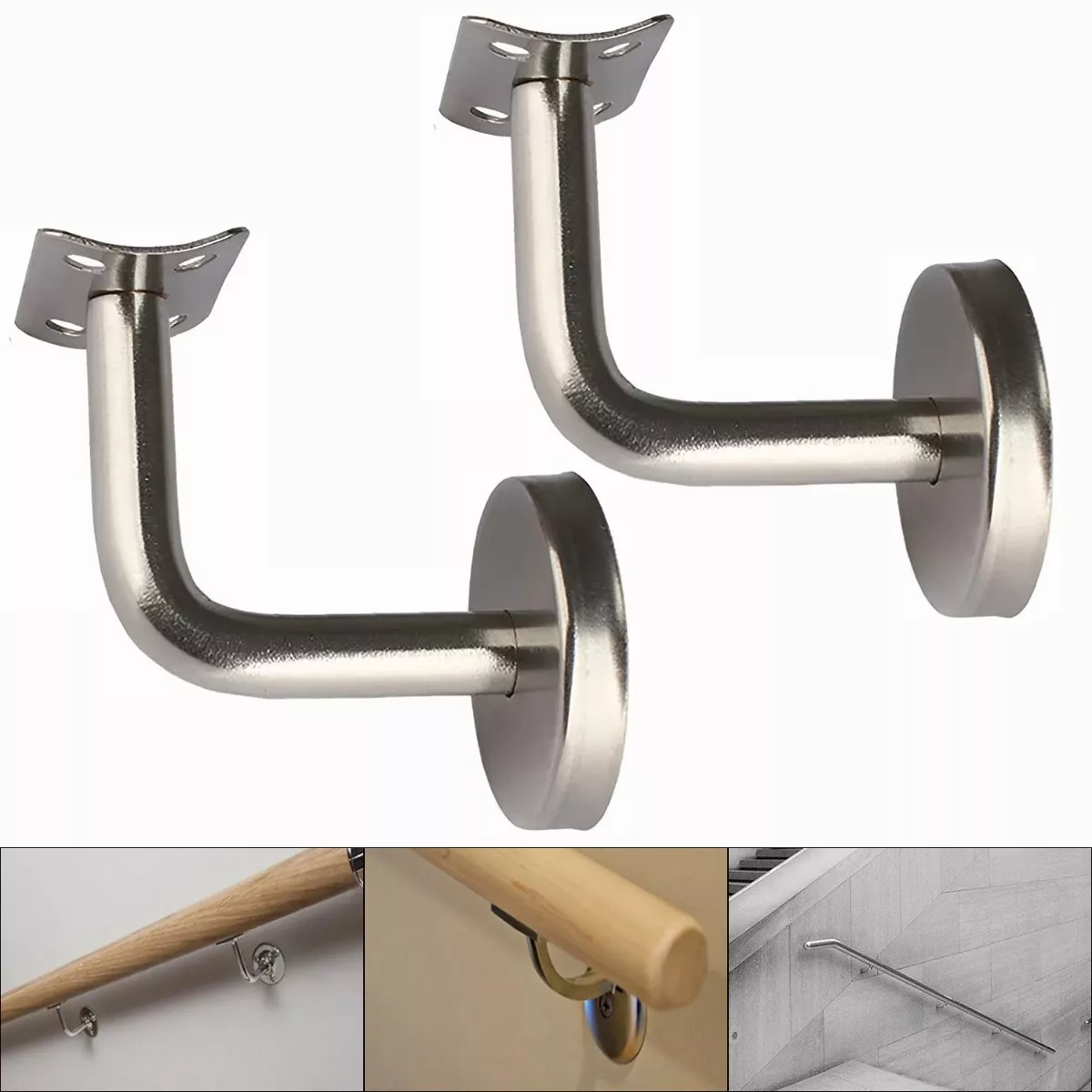 Foto 4 pulgar | Set de 4 Piezas de Soporte Pasamanos Eo Safe Imports para Baño