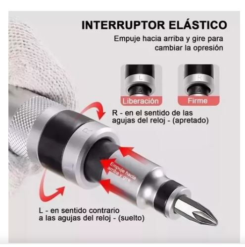 Foto 3 | Desarmador de Impacto Wünd 14 Puntas