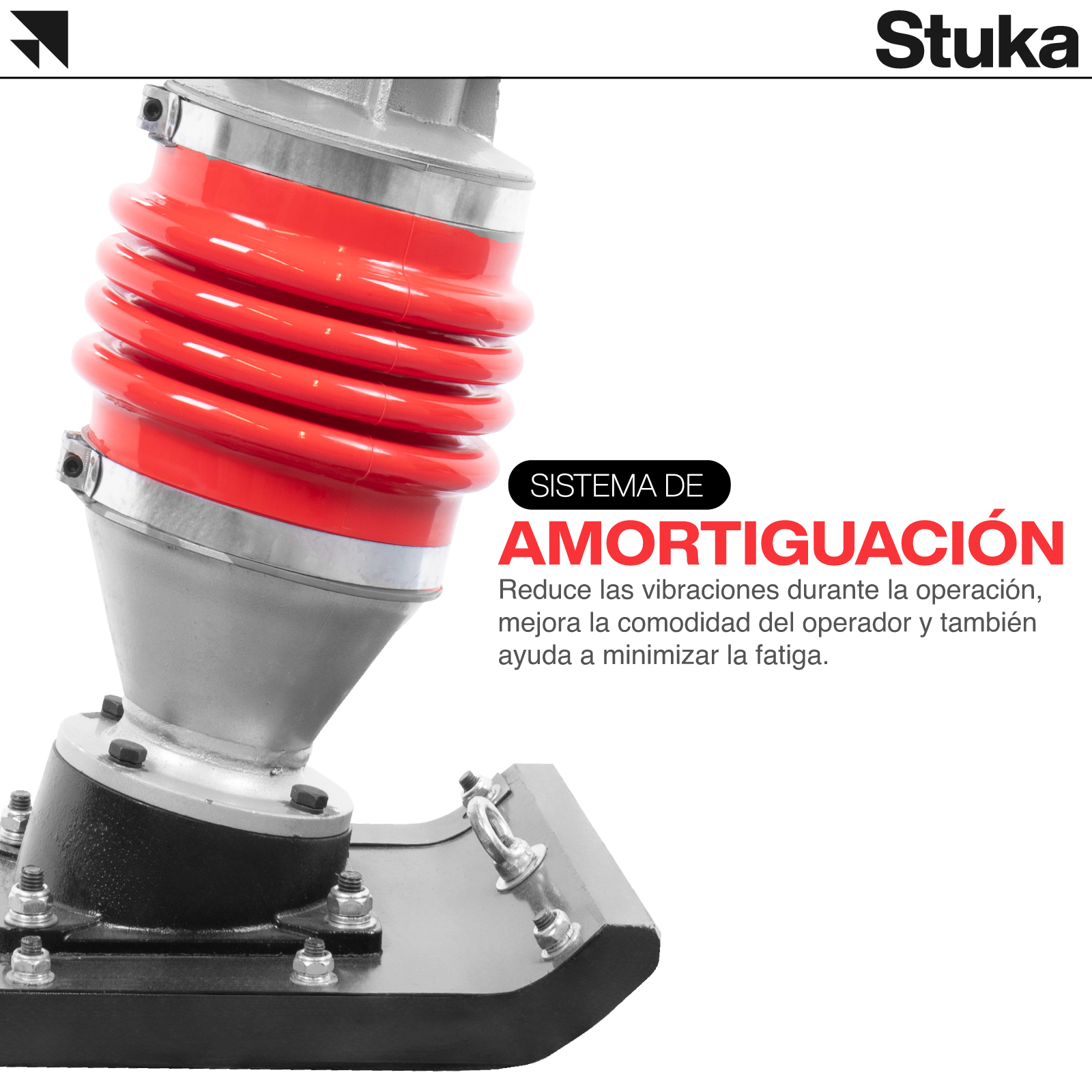 Foto 7 pulgar | Compactadora Dortmund Stuka Rojo con Motor a Gasolina 6.5 Hp