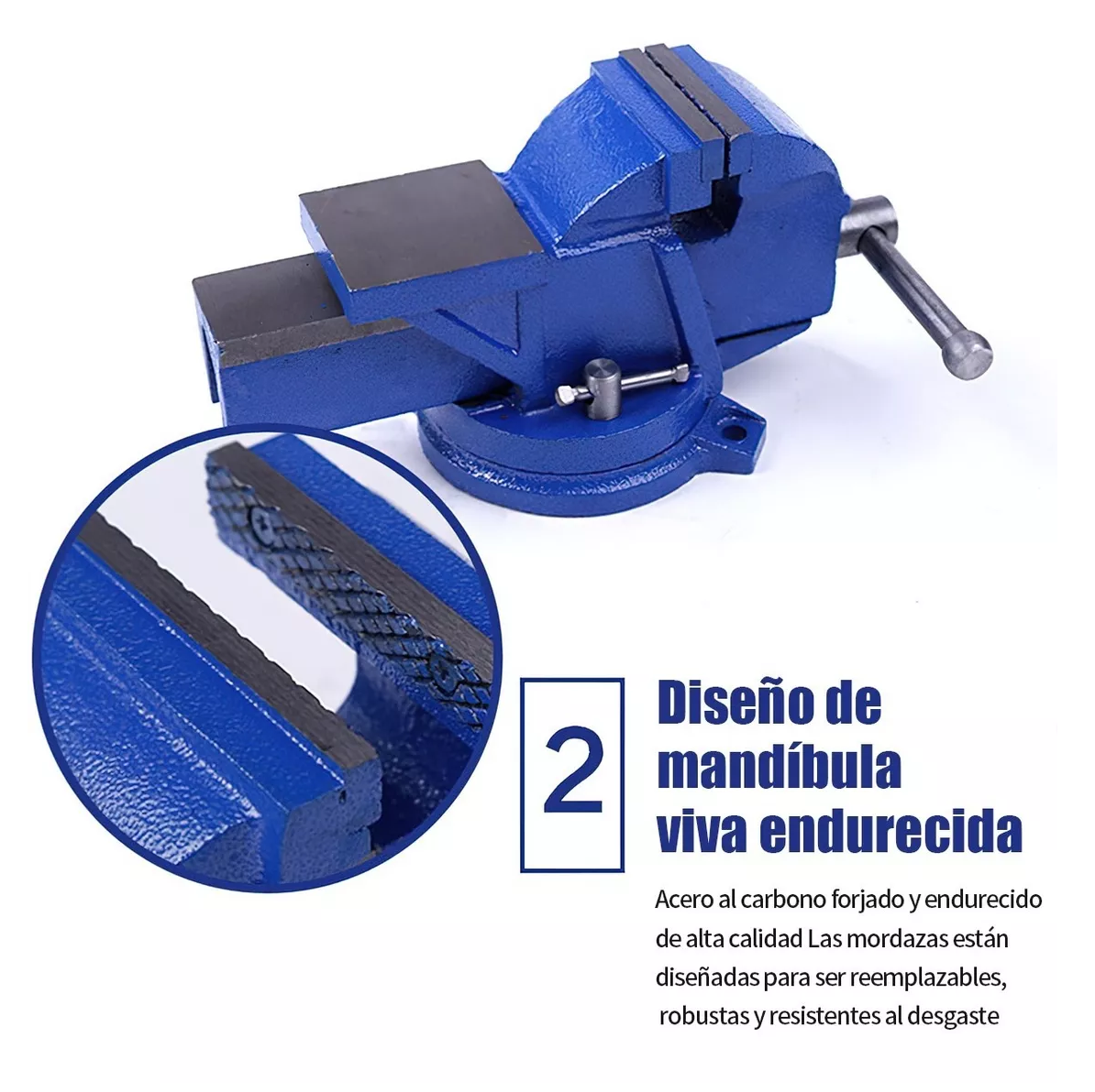 Foto 4 pulgar | Tornillo de Banco Lab.G Azul 5'' 5.3 kg