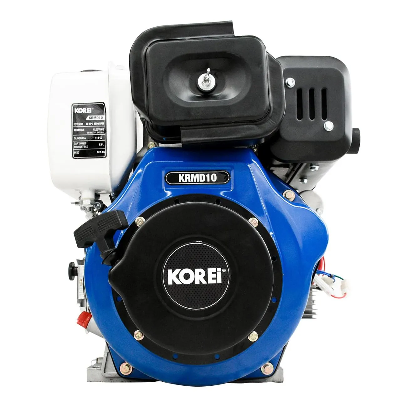 Foto 4 pulgar | Motor Profesional Diesel Korei 10 Hp C/arranque Eléctrico - Krmd10