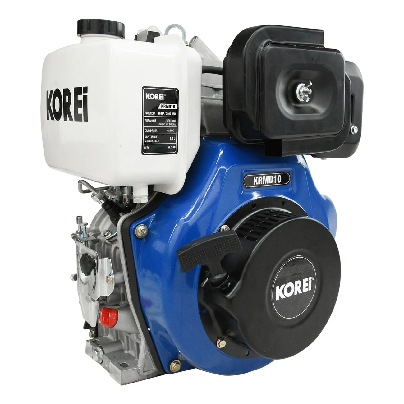 Foto 8 pulgar | Motor Profesional Diesel Korei 10 Hp C/arranque Eléctrico - Krmd10