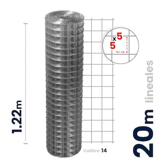 Foto 4 | Multimalla Ferretera Akron 5x5cm Altura 1.22mts Rollo 20mts