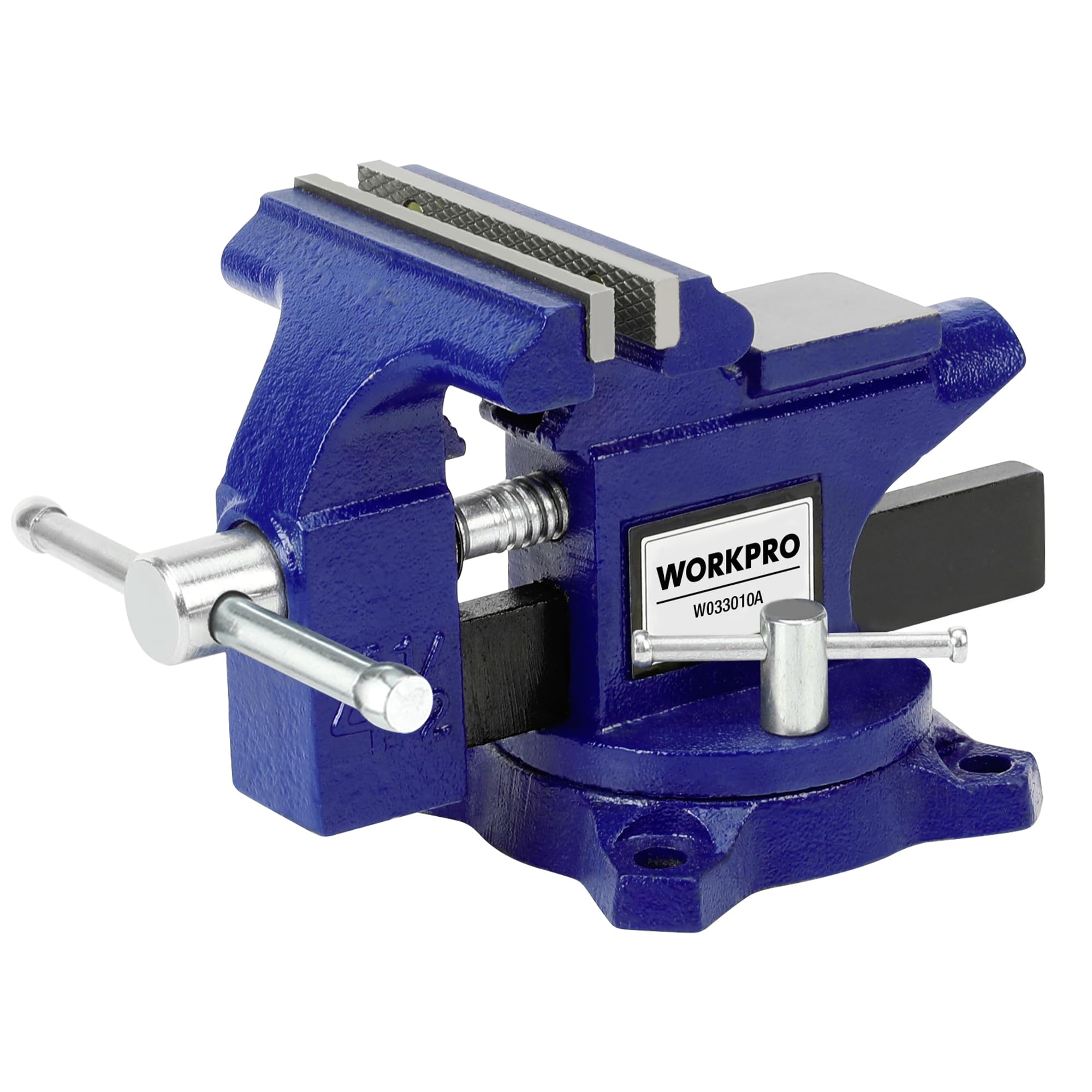 Foto 2 pulgar | Base Giratoria Bench Vise Workpro De 4.5 Pulgadas Para Banco De Trabajo - Venta Internacional.