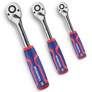 Foto 1 | Juego De Llaves De Trinquete Workpro De 3 Piezas Con Accionamiento De 1/4, 3/8 Y 1/2 - Venta Internacional.