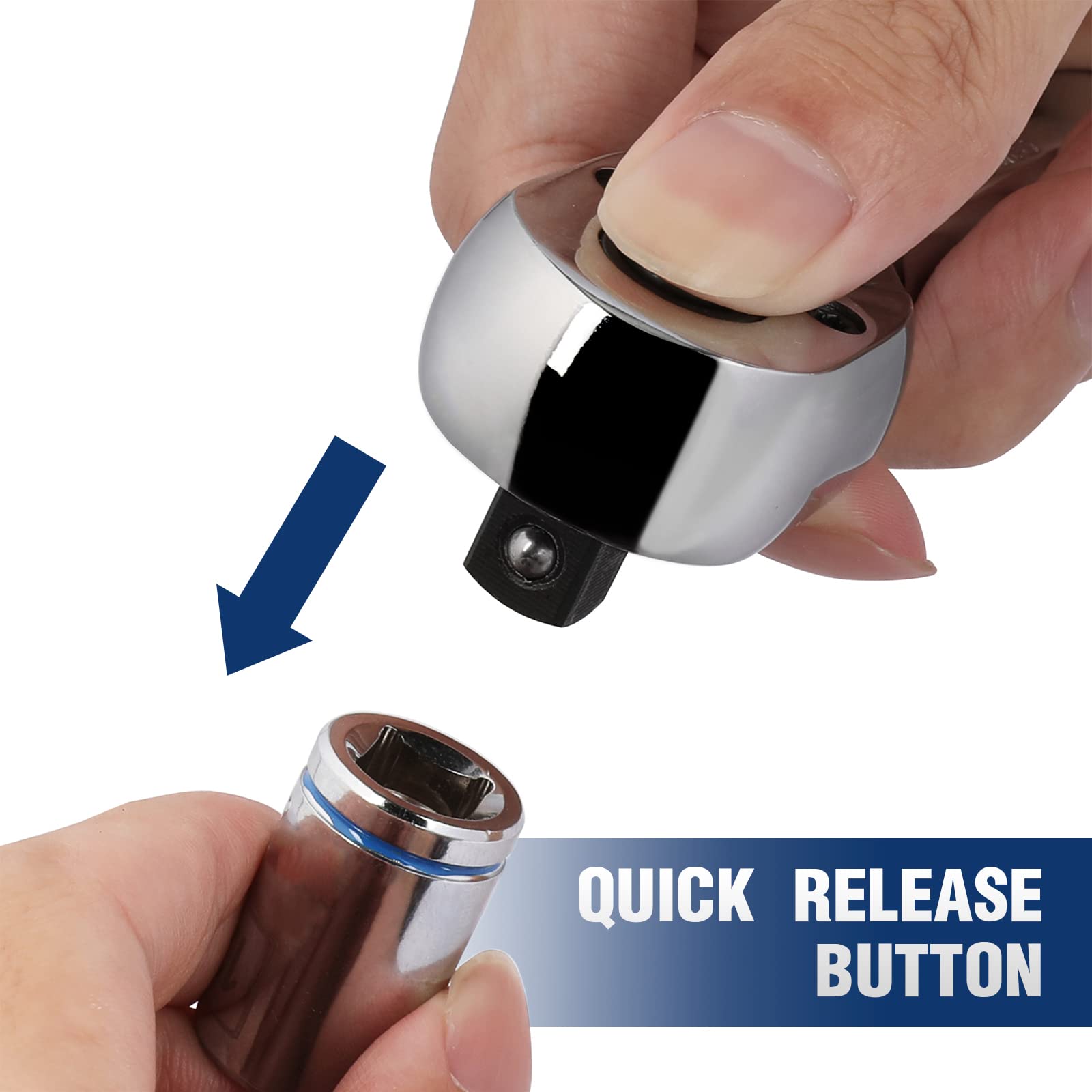 Foto 6 pulgar | Juego De Llaves De Trinquete Workpro De 3 Piezas Con Accionamiento De 1/4, 3/8 Y 1/2 - Venta Internacional.