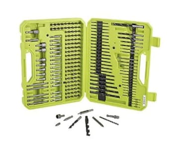 Foto 2 | Juego De Brocas Y Brocas Ryobi De 195 Piezas Con Funda - Venta Internacional.