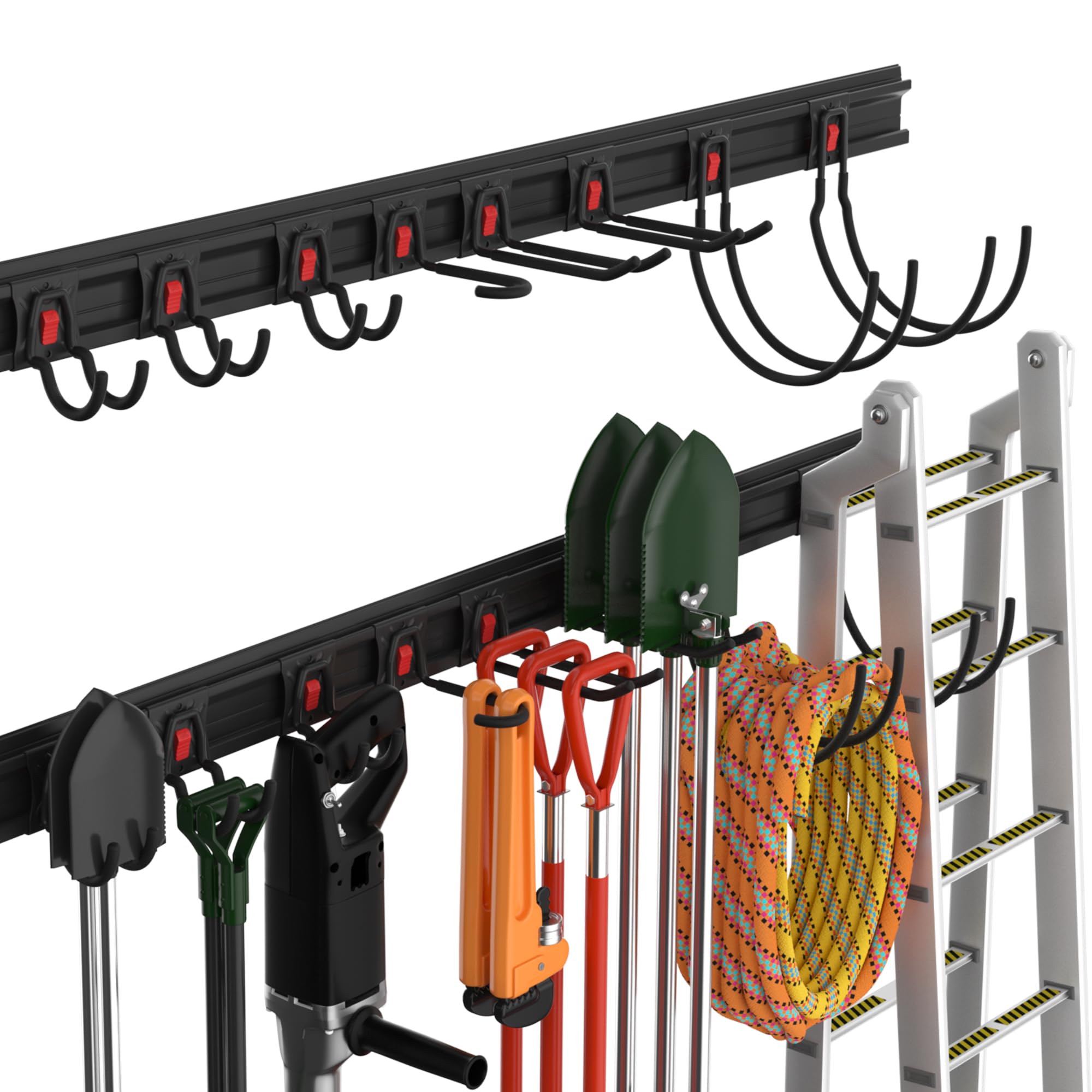 Foto 1 | Organizador De Herramientas De Garaje, Soporte De Pared Workpro, 64 Pulgadas, 4 Rieles - Venta Internacional.