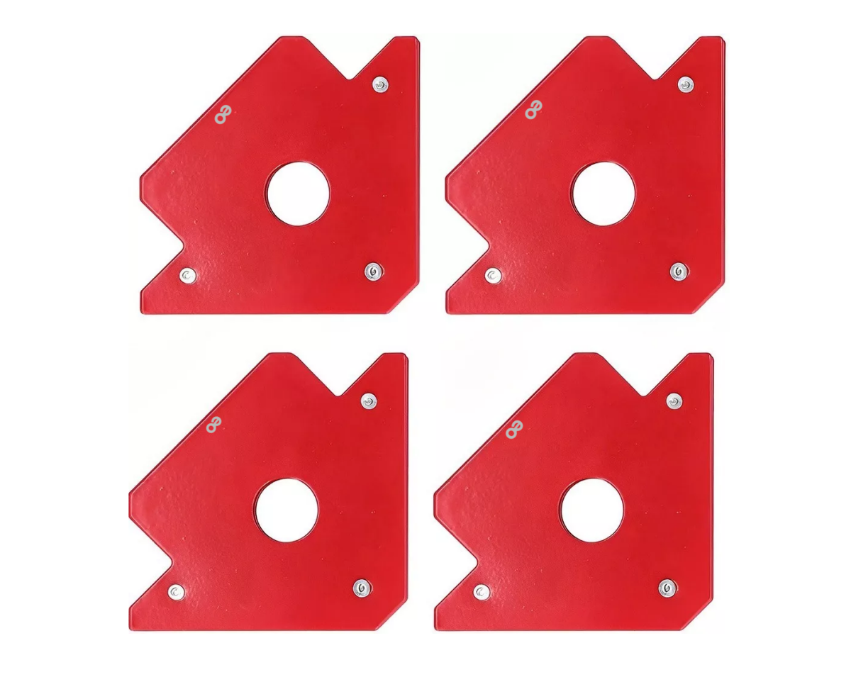 Language Imán Escuadra Para Soldar Magnética Herramientas 50 Lb 4 Pzs Eo Safe Imports Esi-3565-1 Rojo