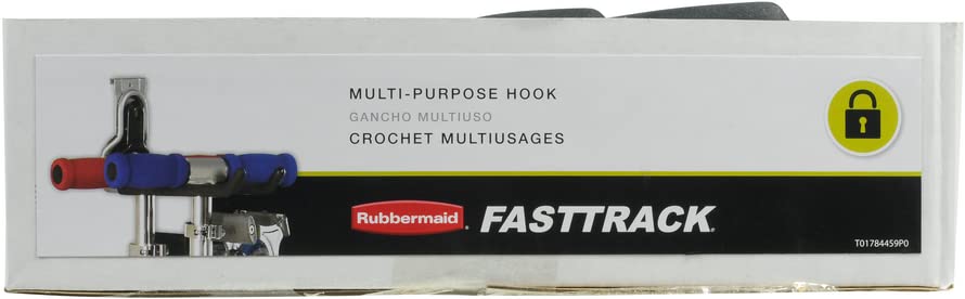 Foto 5 pulgar | Gancho De Organización De Garaje Rubbermaid Fasttrack Rail De 50 Kg - Venta Internacional.