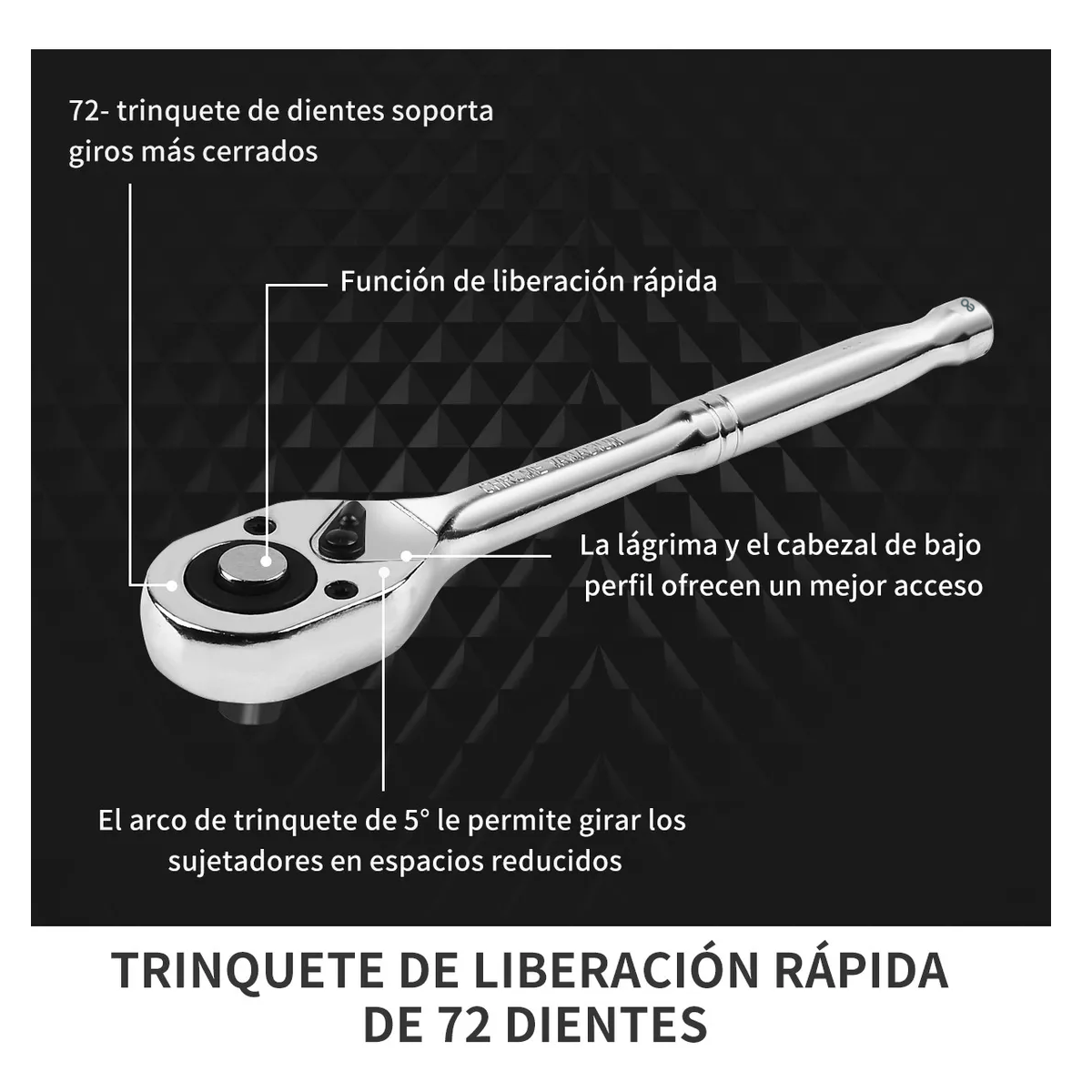 Foto 3 pulgar | Juego De Trinquetes Matracas 3 Pzs. Eo Safe Imports Esi-9353-1 Plata