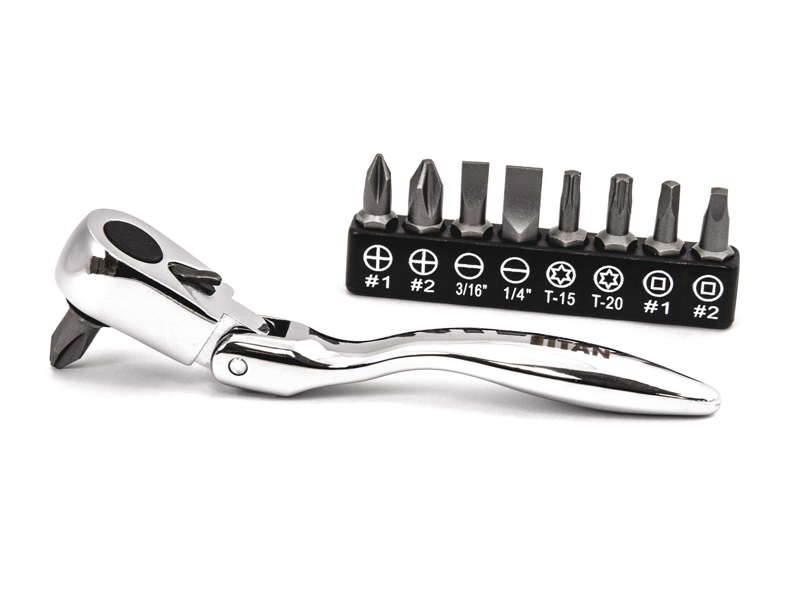Foto 2 pulgar | Controlador De Brocas Y Conjunto De Brocas Titan 11212 Flex-head Offset - Venta Internacional.