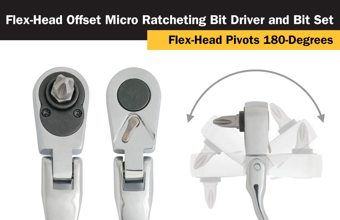 Foto 4 | Controlador De Brocas Y Conjunto De Brocas Titan 11212 Flex-head Offset - Venta Internacional.