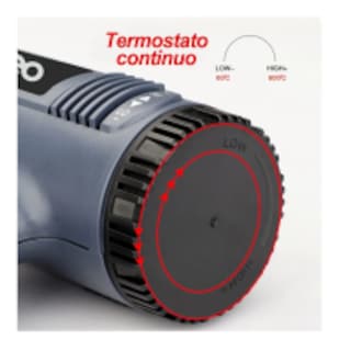 Foto 3 | Pistola De Aire Caliente Ajustable Eo Safe Imports Esi-2414-1 Azul