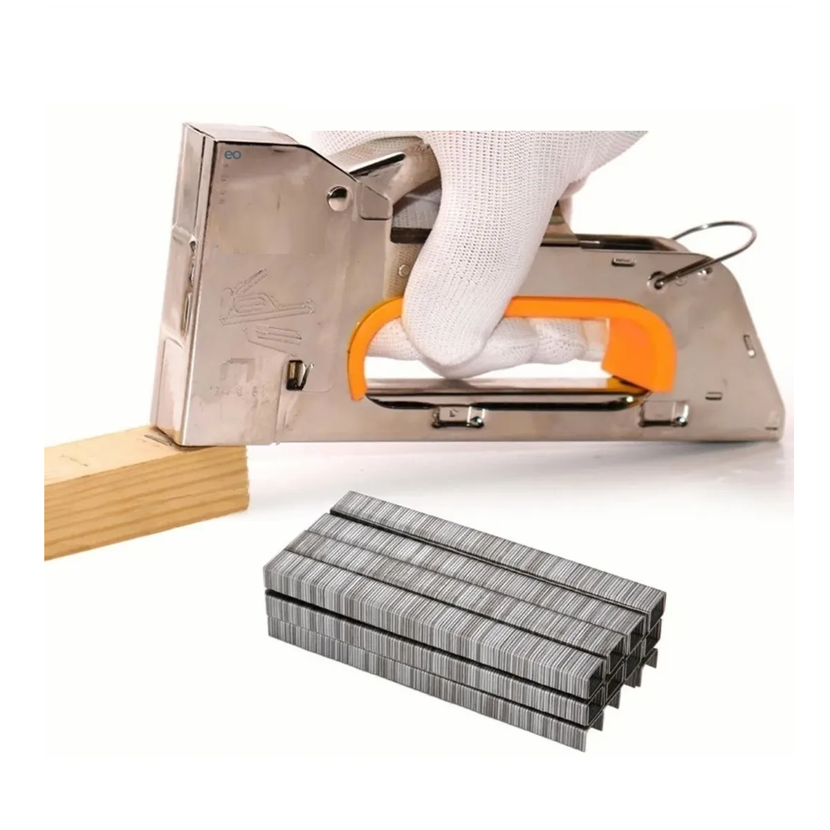 Foto 4 pulgar | Engrapadora Tipo Pistola Para Tapiceria Con 4800 Grapas Eo Safe Imports Esi-3121-1 Plata