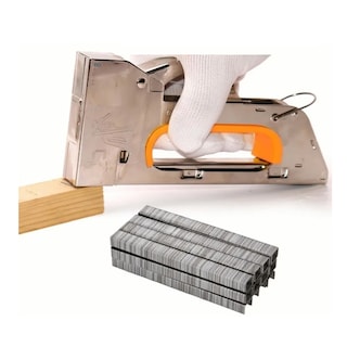 Foto 3 | Engrapadora Tipo Pistola Para Tapiceria Con 4800 Grapas Eo Safe Imports Esi-3121-1 Plata