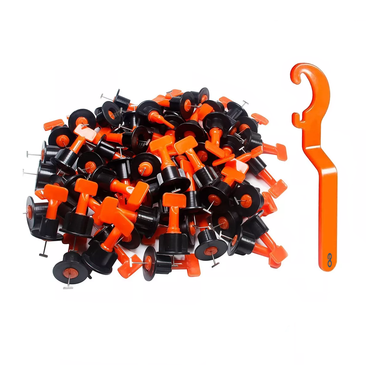 Foto 1 | Kit Sistema Nivelador Azulejo Reutilizable 251pzs Eo Safe Imports Esi-7250-1 Naranja