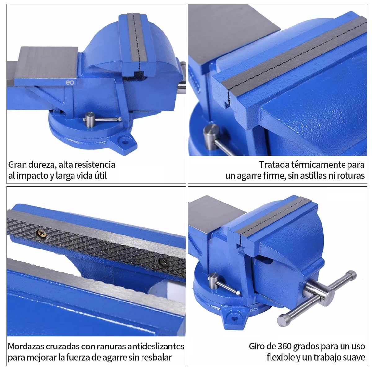 Foto 6 pulgar | Tornillo De Banco 6 Pulgadas Eo Safe Imports Esi-4892-1 Azul