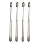 4 Pistones Amortiguador Gas Tope Puerta Para Alacena Cocinas Plata 60n