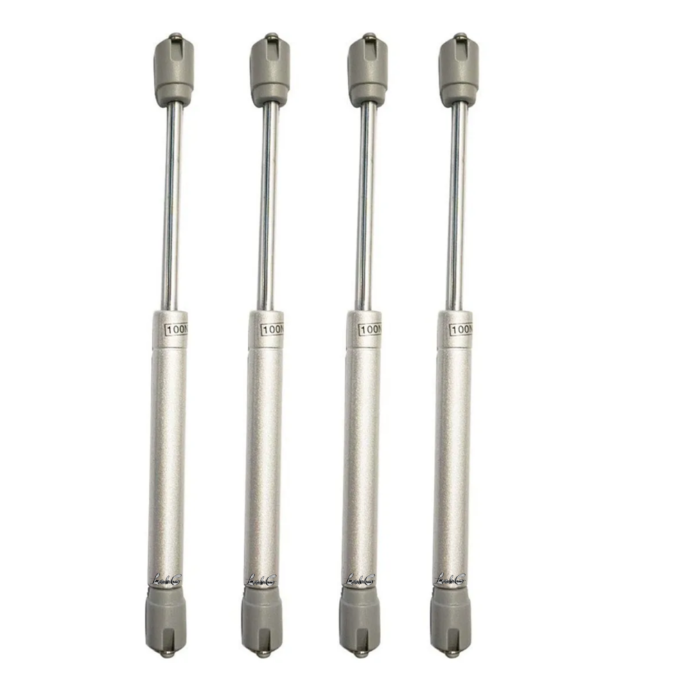 4 Pistones Amortiguador Gas Lab.g Tope Puerta Para Alacena Cocinas Plata 150n