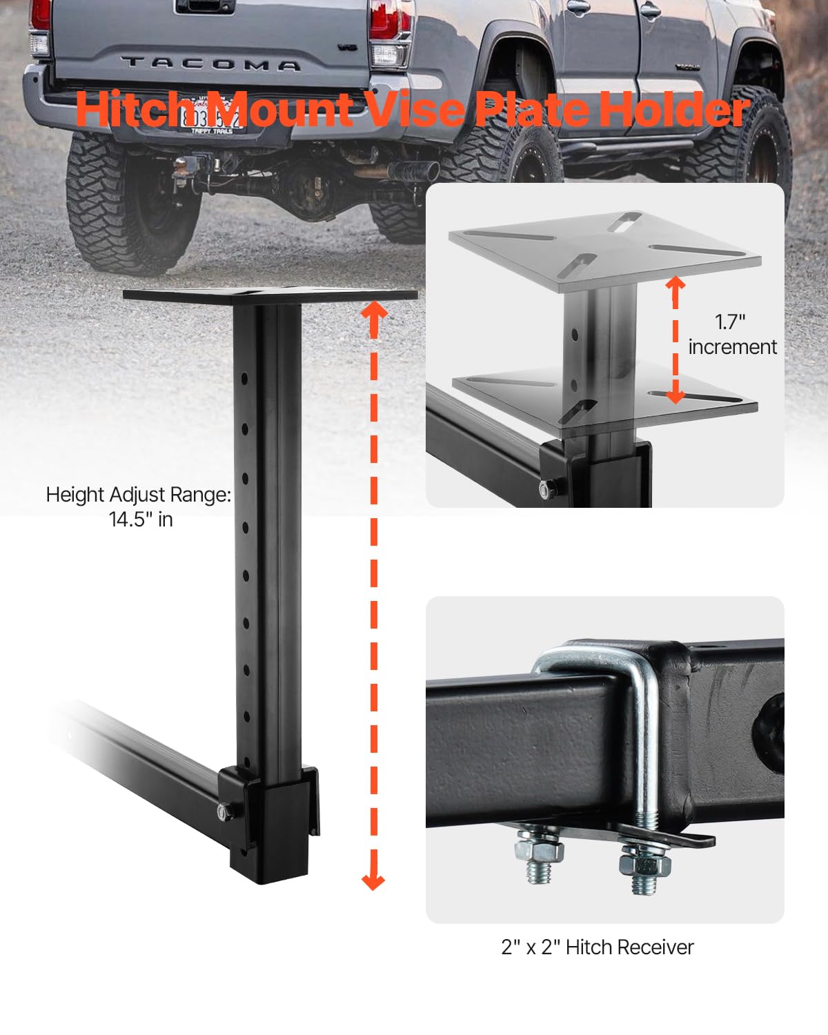 Foto 6 pulgar | Tornillo De Cadena Para Tubos Vevor Heavy-duty Con Capacidad De 1/8 A 5 Tubos - Venta Internacional.