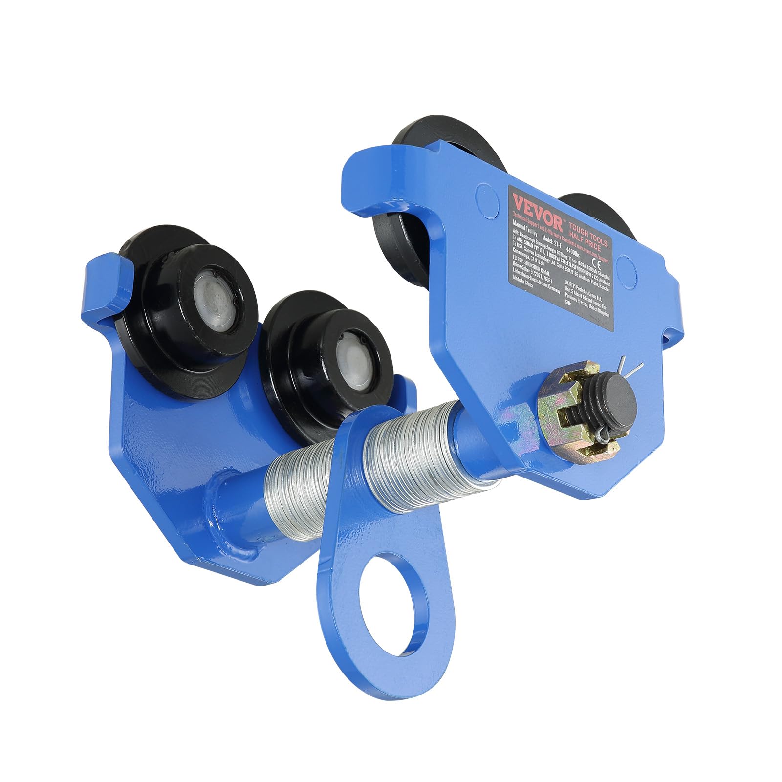 Carretilla Manual Vevor Con Capacidad De Carga De 2 Toneladas Para I-beam De 2,5 A 7 Pulgadas - Venta Internacional.
