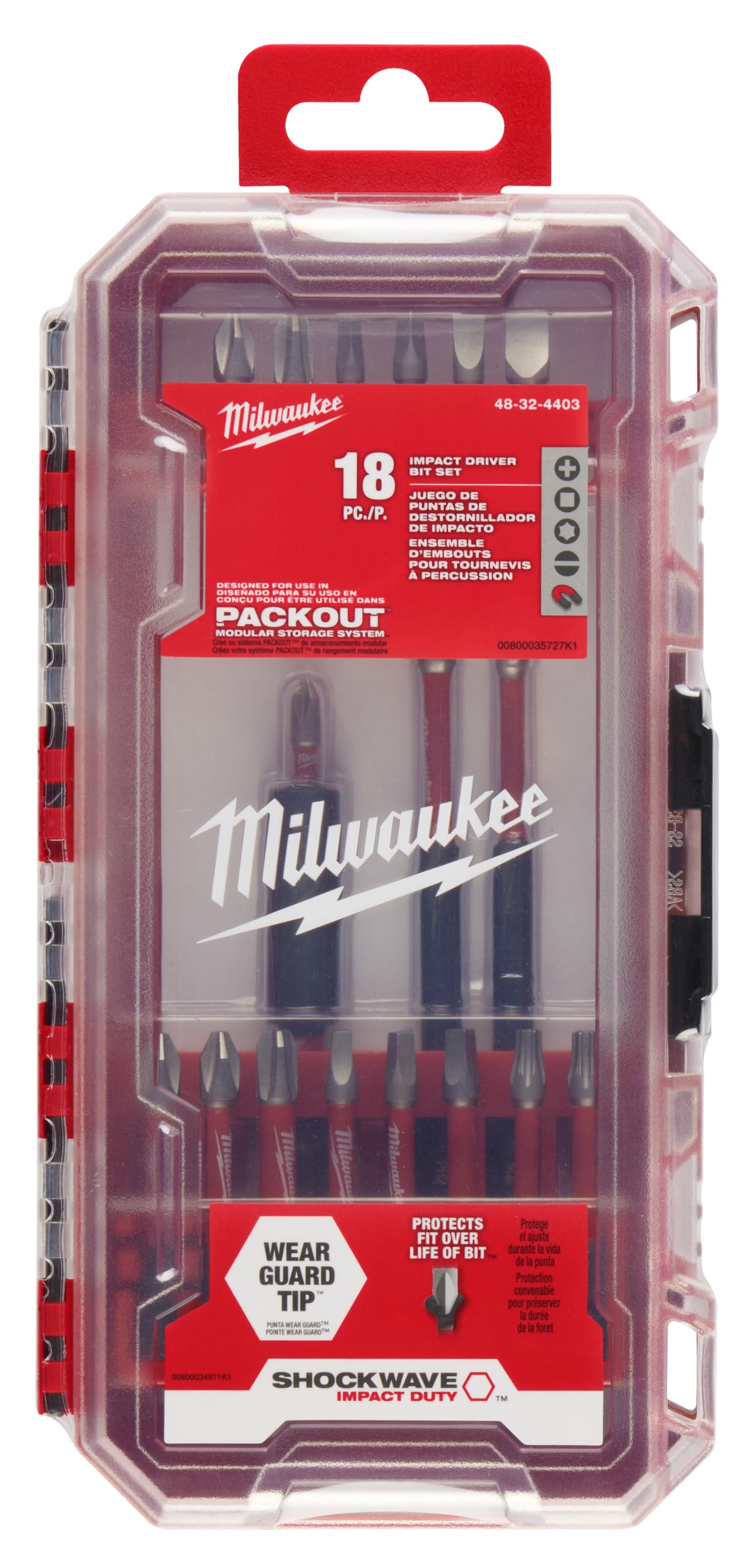 Set de Brocas Milwaukee 48-32-4403 18 Piezas - Venta Internacional