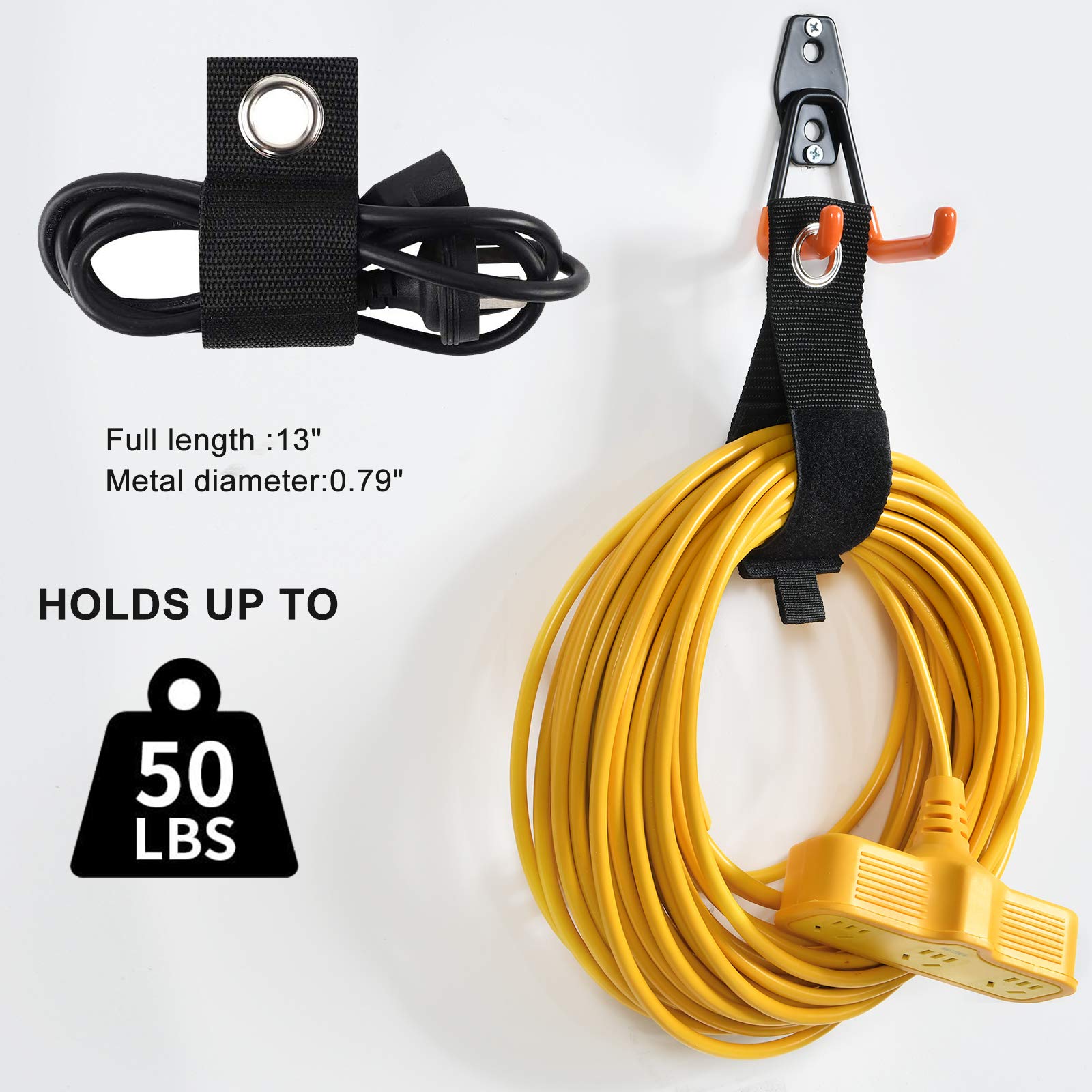 Foto 5 pulgar | Organizador Para Colgar Garaje Garage Hooks Aoben, Muy Resistente, Paquete De 24 - Venta Internacional.