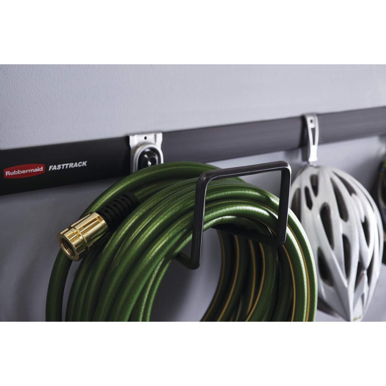 Foto 4 | Gancho Para Manguera Rubbermaid Garage Fasttrack, Níquel Satinado, 50 Libras - Venta Internacional.