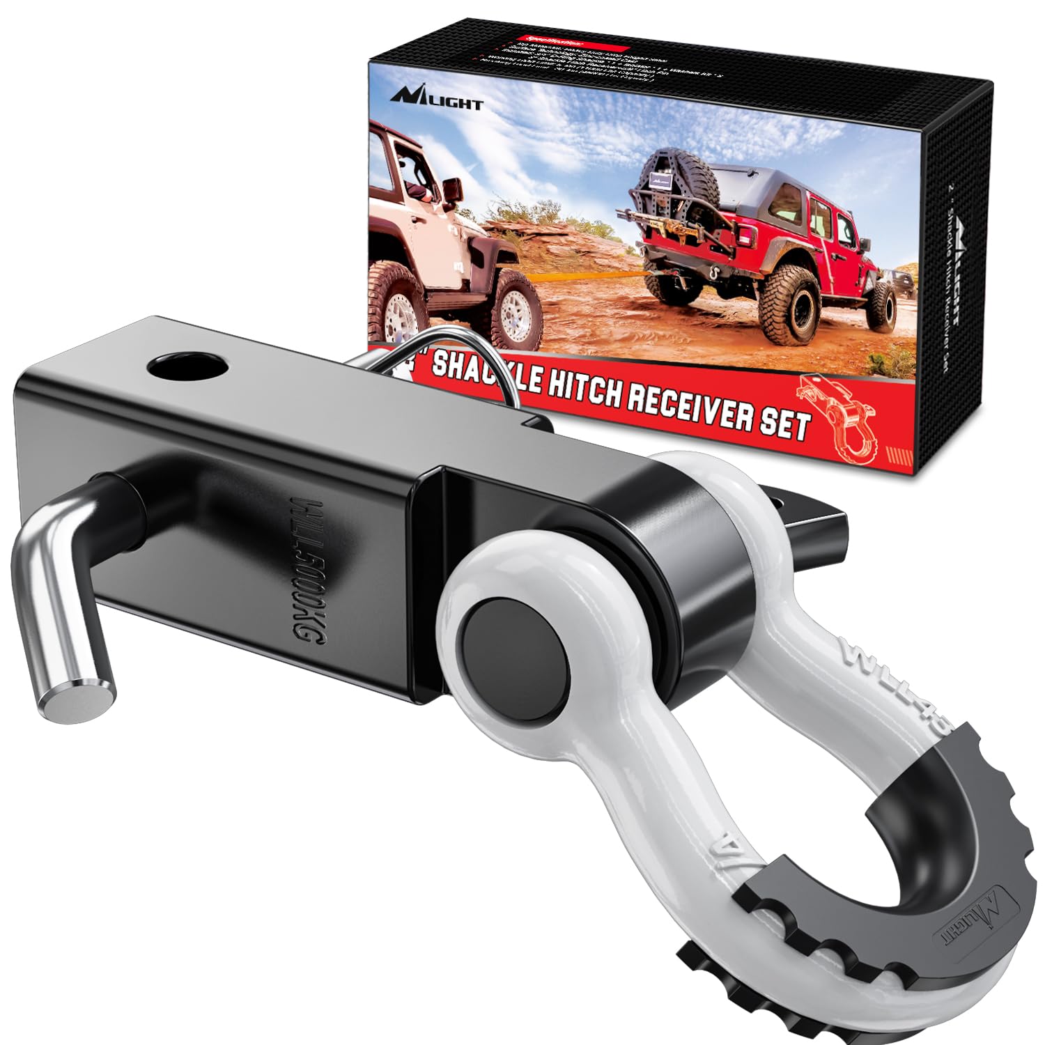 Foto 2 pulgar | Receptor Shackle Hitch Nilight De 2 Pulgadas Y 20.412 Kg Breaking - Venta Internacional.