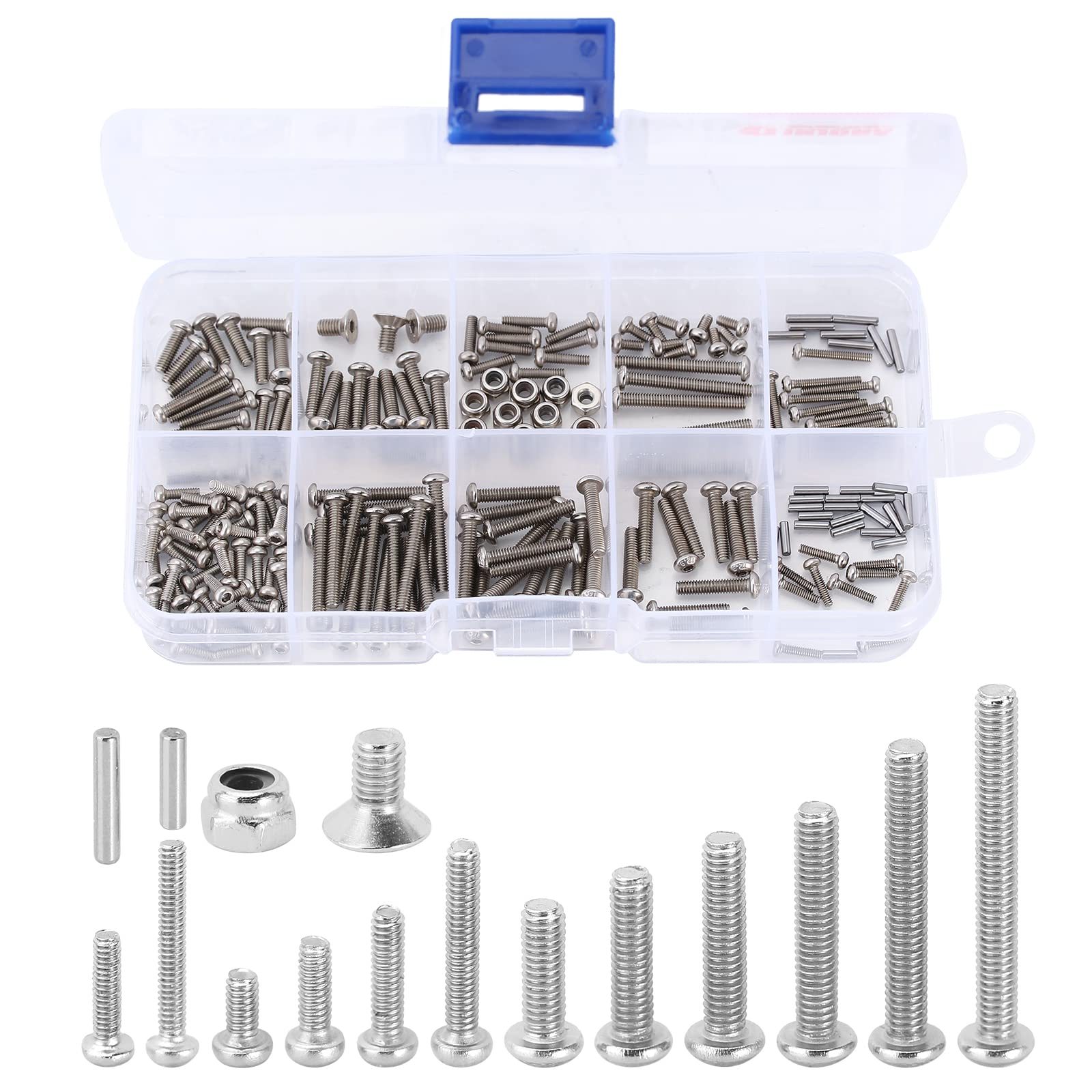 Foto 5 pulgar | Kit De Tornillos Injora De Acero Inoxidable Grado 12.9 Para Trx4m 1/18 Rc - Venta Internacional.
