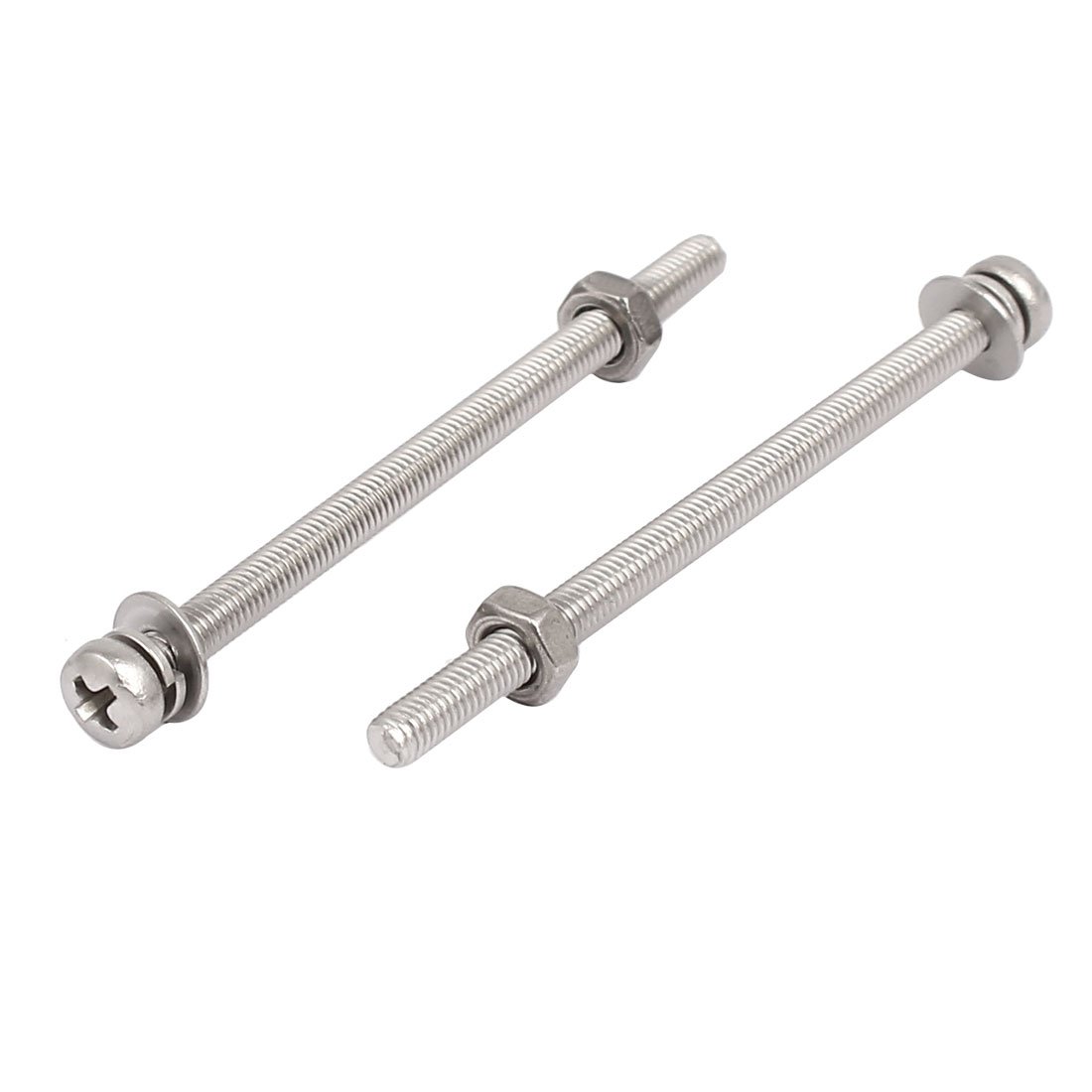 Foto 3 pulgar | Juego De Tornillos Uxcell M3 X 50 Mm De Acero Inoxidable 304  25 Juegos - Venta Internacional.
