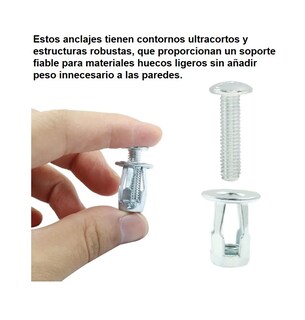 Foto 5 | M6 Viene Con Tuerca Roscada Tuerca De Inserción De Pétalo Plata